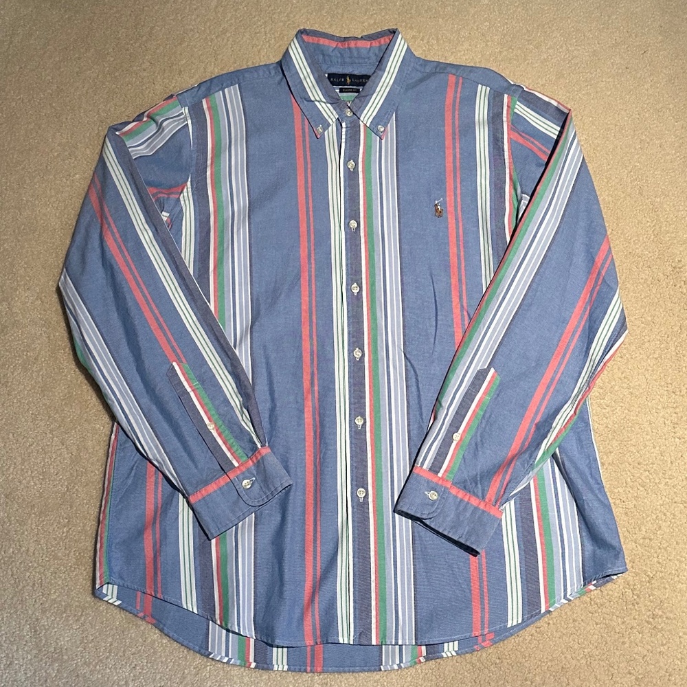 Ralph Lauren Striped Button Down Shirt